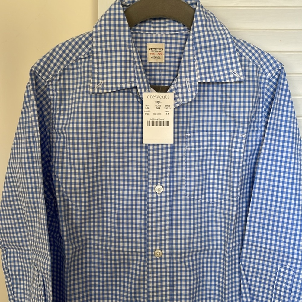 CREWCUTS GINGHAM SHIRT - Picture 3 of 8